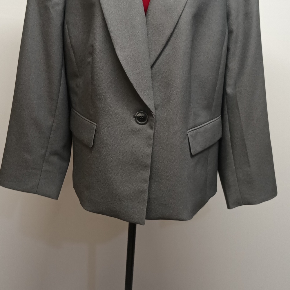 Le suit Woman Crepe One button Notch-collar Blazer/jacket plus size 18W - Picture 2 of 13